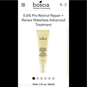 Boscia Retinol treatment! Brand new without box. Never opened or used.